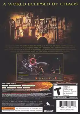 Infinite Undiscovery (USA) box cover back